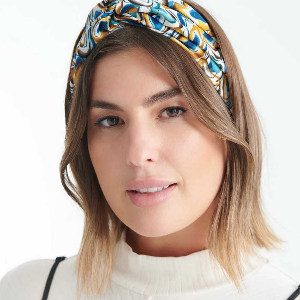 Knix x The Bird’s Papaya Knotted Multicolor Headband
